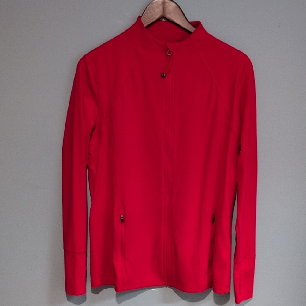 Tuff Veda Red Full-Zip Jacket Size Medium